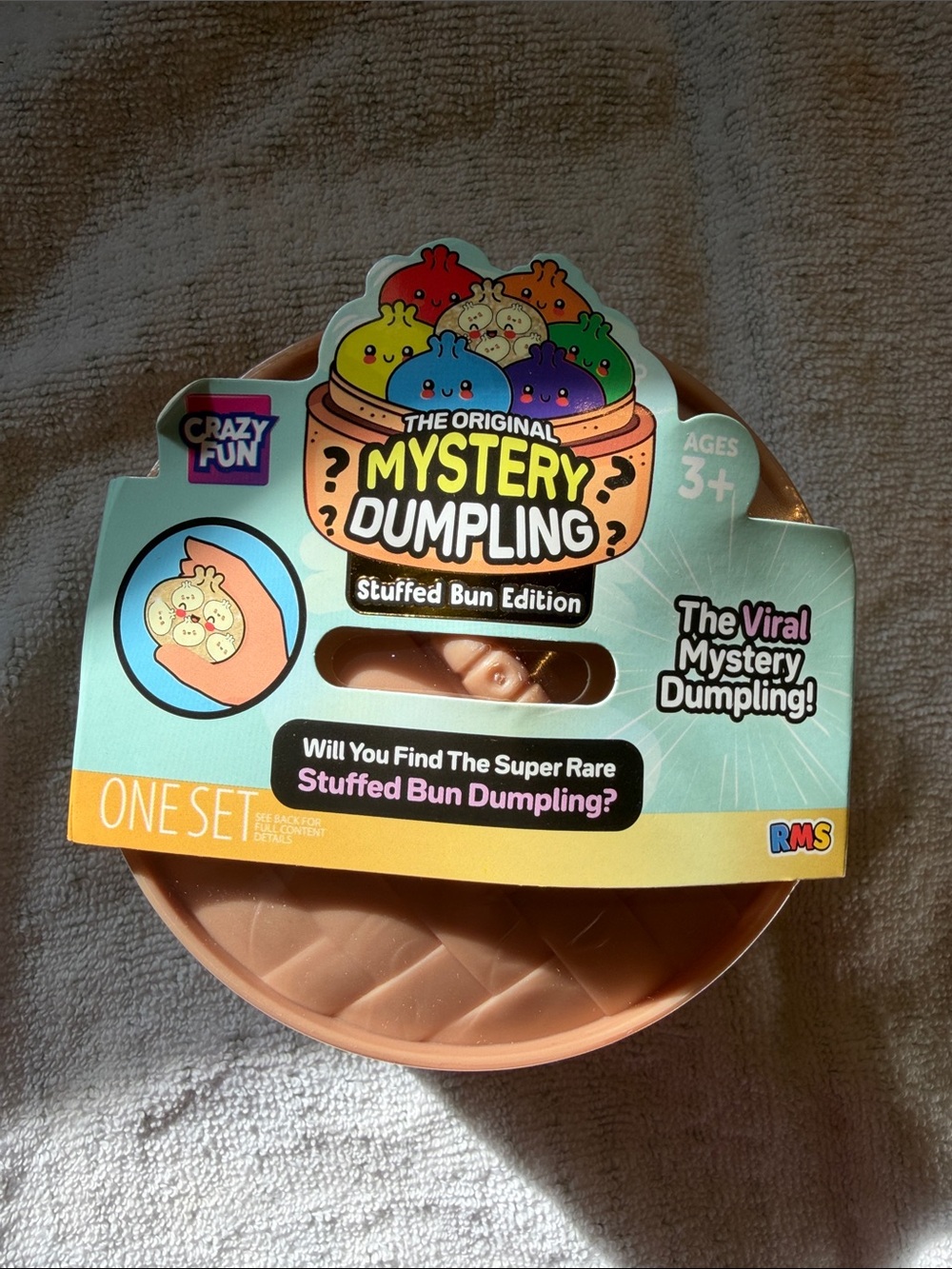 Mystery Dumpling Stuffed Bun - Peach